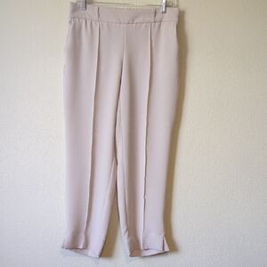 Elegant Cream Women's Pants